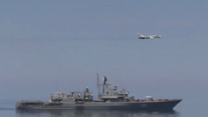 US releases video of Russian jet’s encounter with US warship in Black Sea