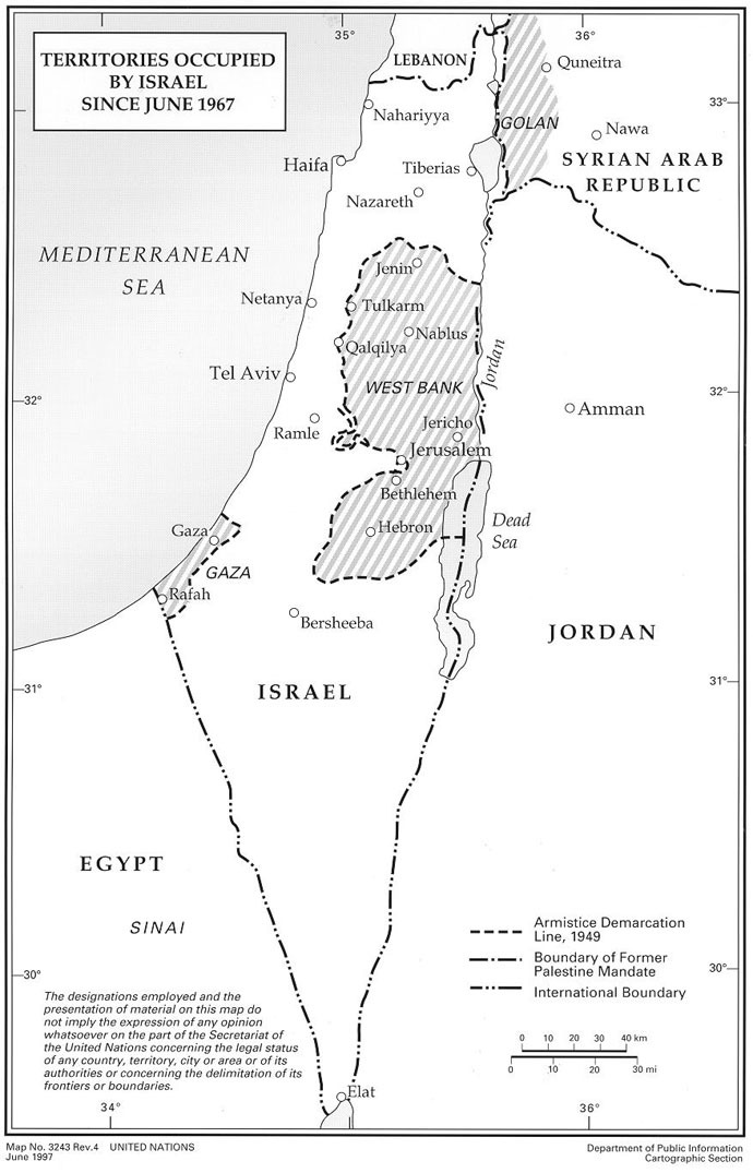 Source: United Nations Information System on the Question of Palestine (UNISPAL)