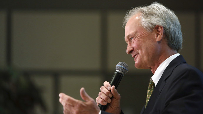 Fastest way to kilo a candidacy: Chafee calls for switch to metric in presidential bid