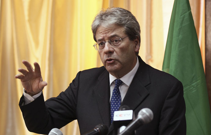 Italy's Foreign Minister Paolo Gentiloni (Reuters/Tiksa Negeri)