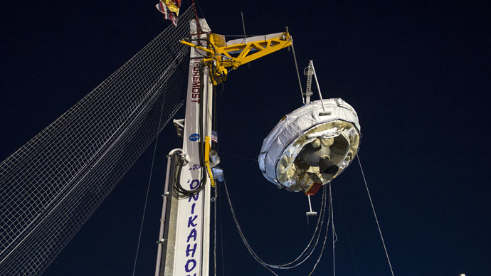 NASA finally launches flying saucer-like prototype to edge of space