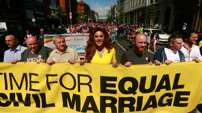 Thousands march in Belfast for same sex marriage