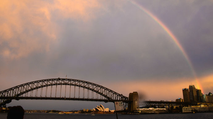 Wow! Double rainbow shines above Sydney, spectacular photos flood social media