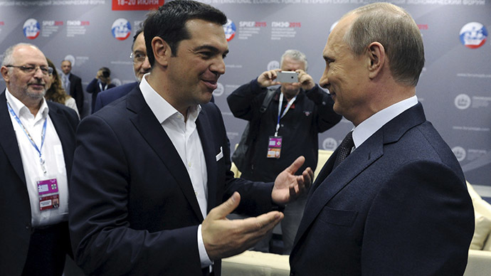 ​Putin: €2bn Russia-Greece gas deal will help Athens pay its debt
