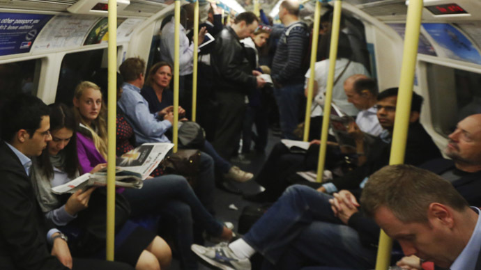 Passengers get sniffy at City boy snorting coke on London tube
