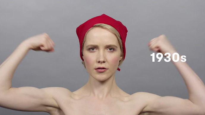 100 yrs of Russian beauty in 1 min: New video shows century of women’s looks