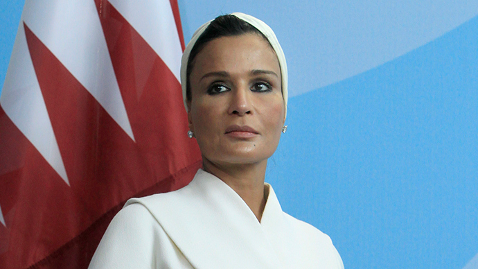 Sheikha Mozah bint Nasser Al Missned, wife of Former Qatar's Amir Sheik Hamad bin Khalifa al-Thani (Reuters / Thomas Peter)