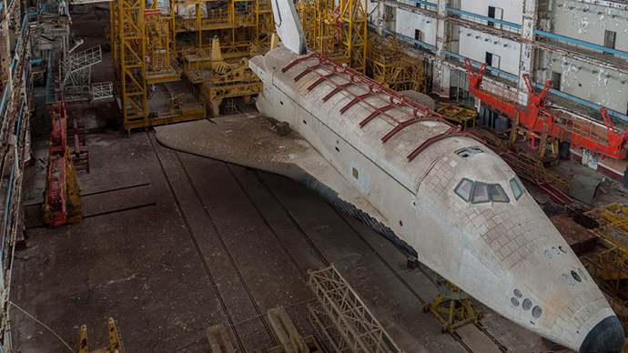 Russia’s own space shuttle left to decay in post-apocalyptic hangar (PHOTOS)