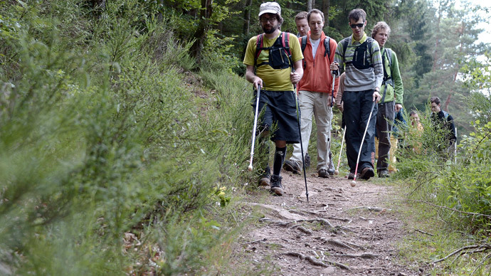 Trusting the app: Blind French hikers use new technology to cross mountains