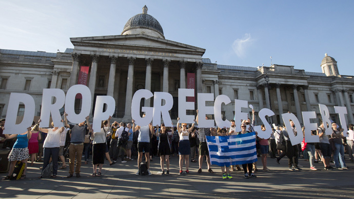 Greek solidarity protests across Europe ahead of referendum