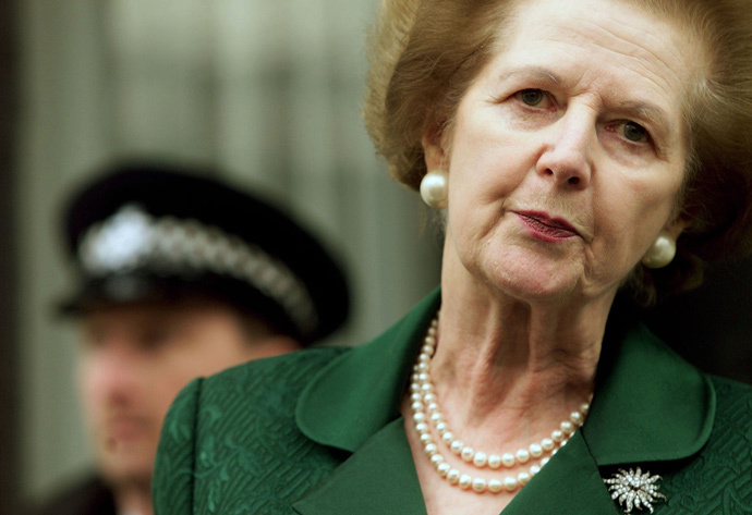 Former Prime Minister Baroness Margaret Thatcher (Reuters)