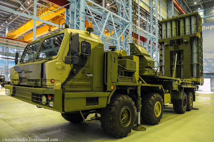 S-350 Vityaz launcher (Image from Igor Korotchenko's Military Diary http://i-korotchenko.livejournal.com)