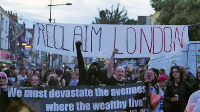 Raging class war: Anti-gentrification protest in Camden, London, ends in violence