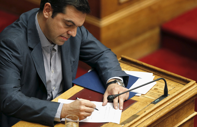 Greek Prime Minister Alexis Tsipras (Reuters / Christian Hartmann)