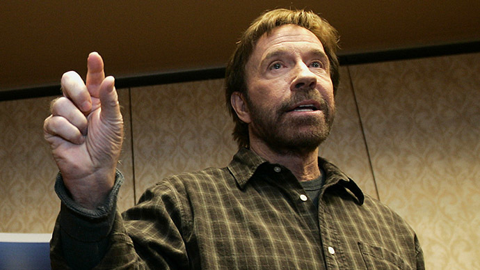 US actor and Republican supporter Chuck Norris. (Reuters / Jeff Haynes)