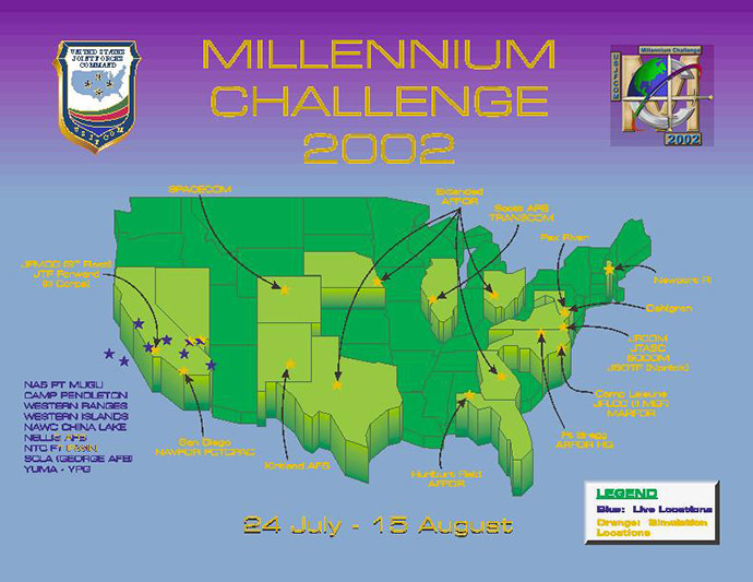 Millennium Challenge 2002 - an even bigger drill involving texas (Photo: DoD)