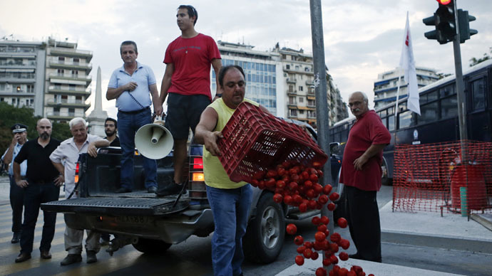 Leftists ask Putin to aid Greece by lifting embargo on food imports