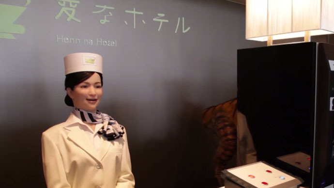 The future is now: ‘Weird hotel’ in Japan employs robot staff to save costs (VIDEO)