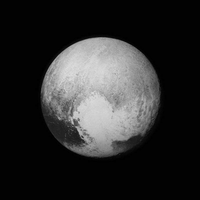 Three billion miles away, Pluto has sent a “love note” back to Earth, via NASA's New Horizons spacecraft. (Photo credit: NASA/JHU APL/SwRI)