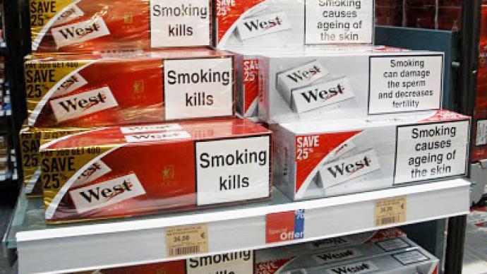 Officials want Russian duty free to cut cheap ciggies