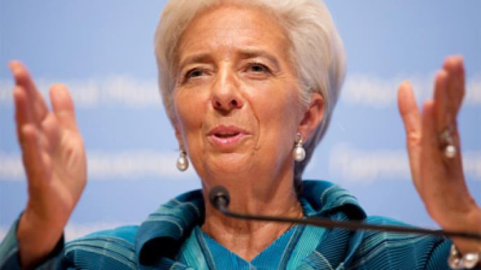 The IMF urges action to tackle crisis, advocates more time for austerity to work