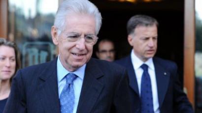Italian PM Mario Monti steps down