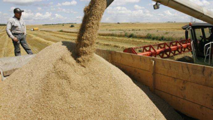 Russia sets record on grain exports