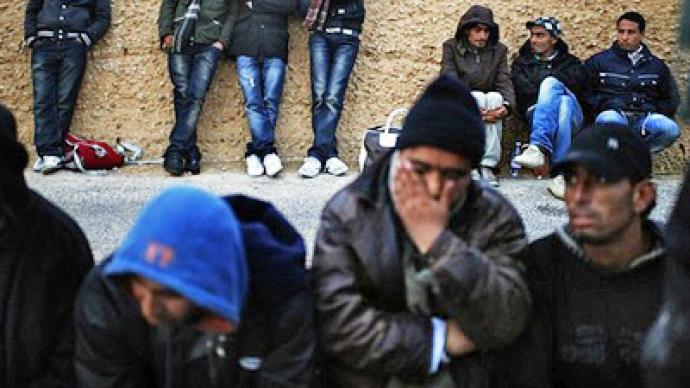 Desperate refugees descend on Italy