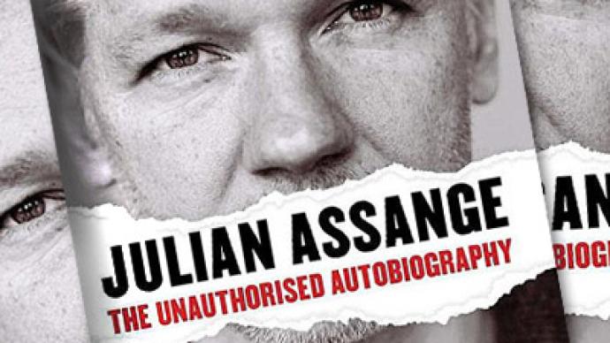 Cashed his check: Assange bio anger
