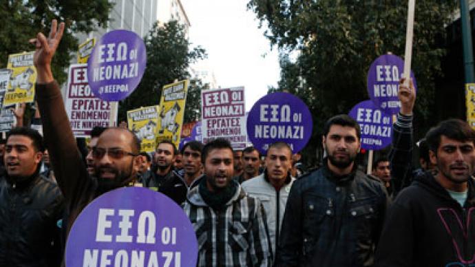 Thousands march in Athens protesting racist attacks in Greece