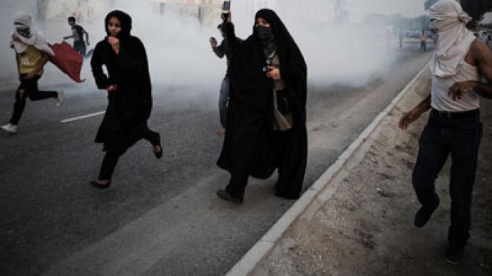 Tear gas fills Bahraini capital as hundreds mark uprising anniversary