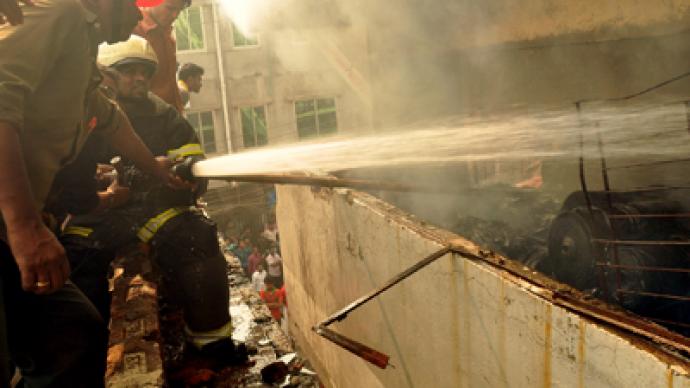 Second garment factory fire breaks out in Bangladesh 2 days after inferno kills 112