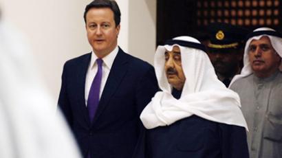 Handshakes over arms? Cameron visits Saudi Arabia