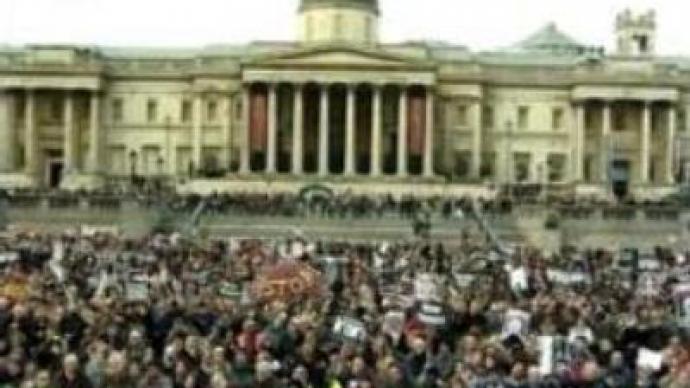 British protestors push for change to Iraq policy