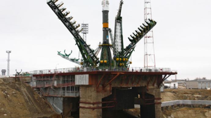 Final countdown before jubilee Soyuz launch