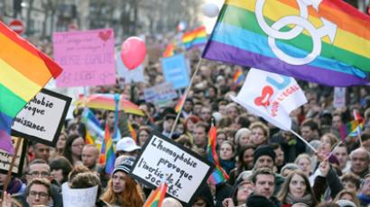 Thousands rally against France’s gay marriage bill before parliament reading (PHOTOS)