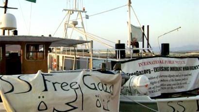 Gaza-bound aid flotilla runs grounded in Greece