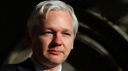 Assange works on from 'ambassadorial premises'