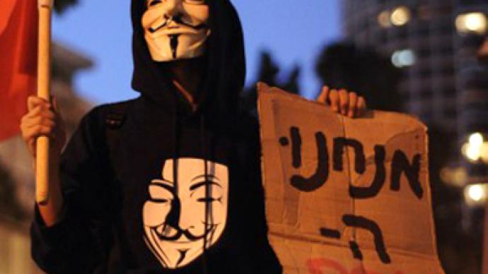 Anonymous warns Israel: 'No one cuts internet on our watch!'