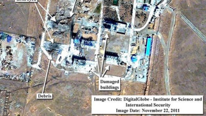 Sabotage? Sat-pic shows Iran missile base devastation