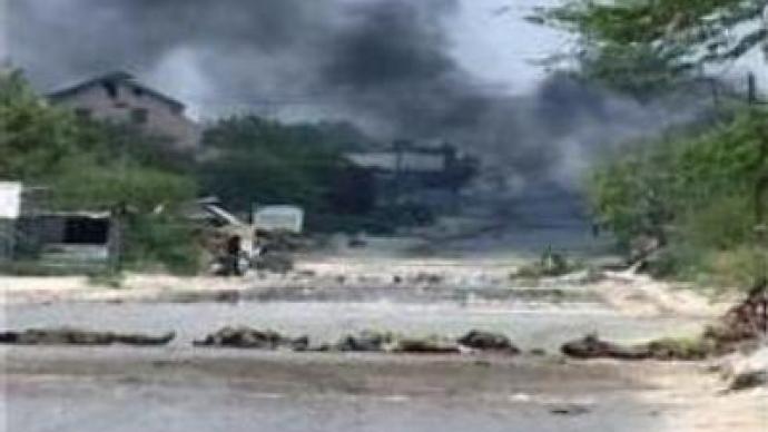 Islamic militants down helicopter in Somalia