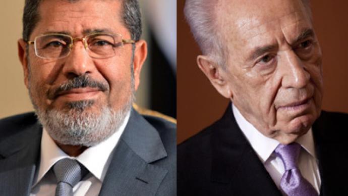 Real deal? Morsi ducks Peres peace letter claim