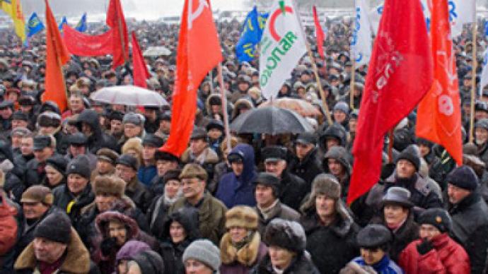 Kaliningrad rallies against tax rise 