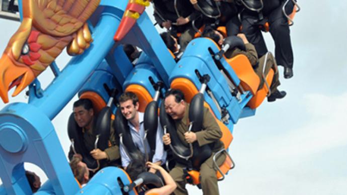 Boys just wanna have fun: Kim Jong-un takes UK diplomat for roller coaster ride