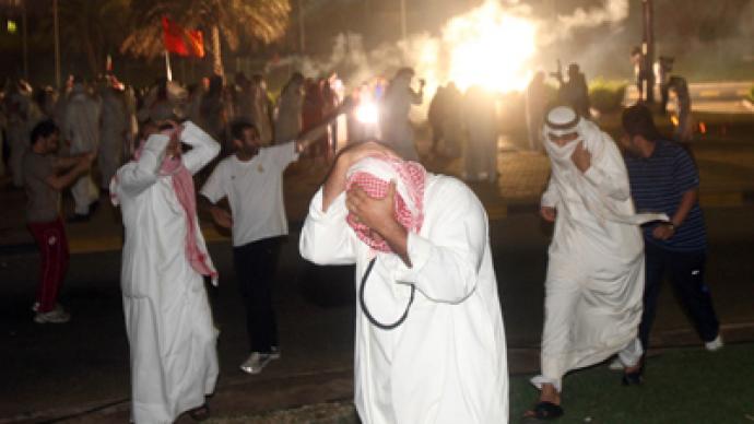 Teargas and truncheons: Kuwait police clash marchers in mass protest