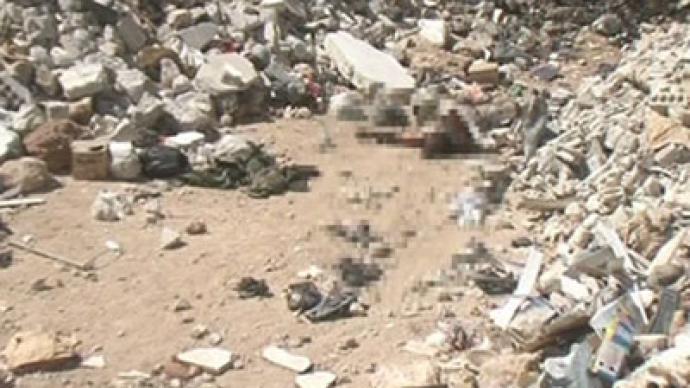 Horrors of war: Mass grave discovered in Damascus