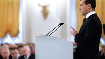 President Medvedev’s annual address to Federal Assembly: full transcript 