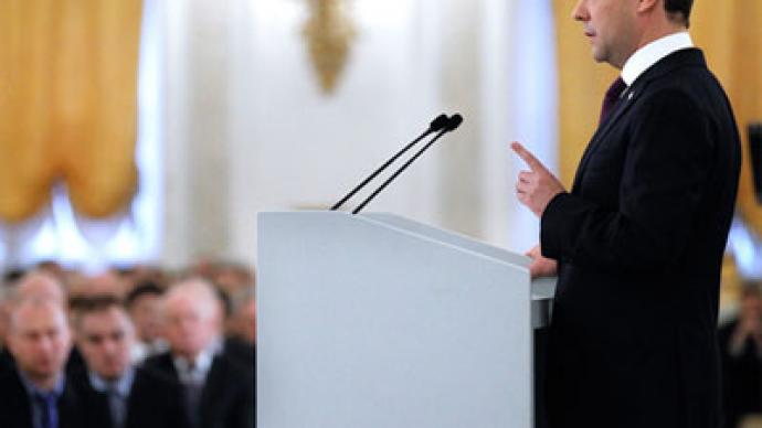 Russian President delivers annual public address