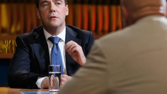 Medvedev busted in 'illegal video sharing' on social net