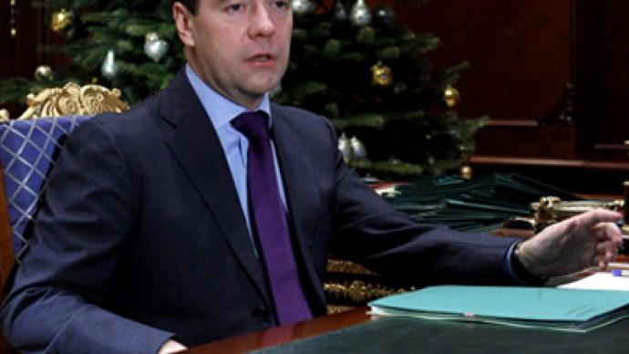 Medvedev praises progress on New START as a major achievement of 2010